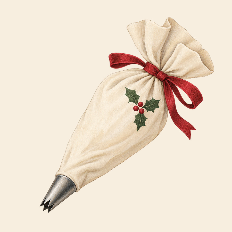 Christmas icing bag