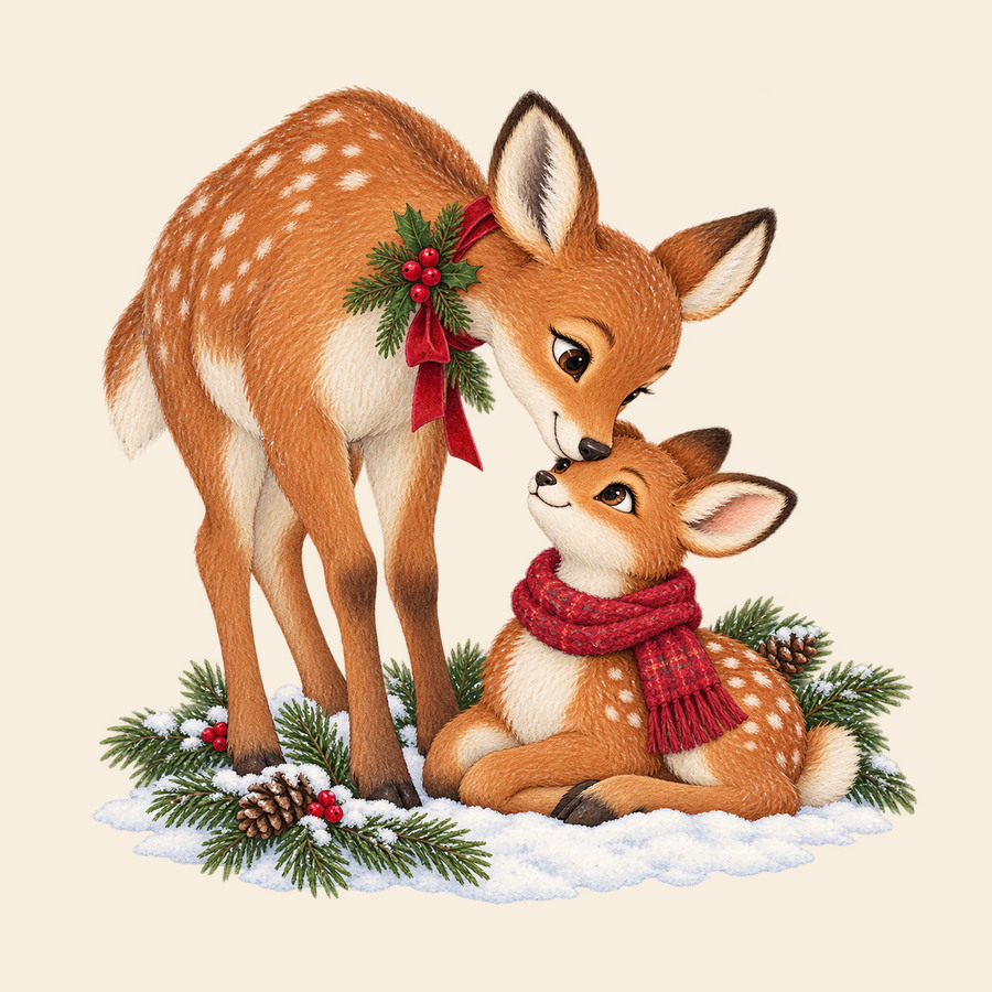 A Christmas nuzzle